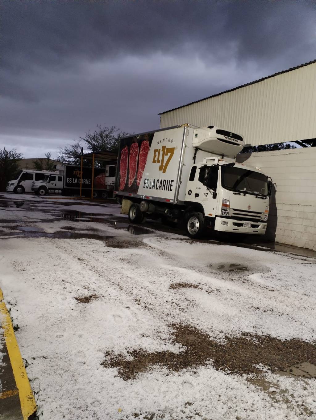 Graniza al sur de&nbsp;Hermosillo