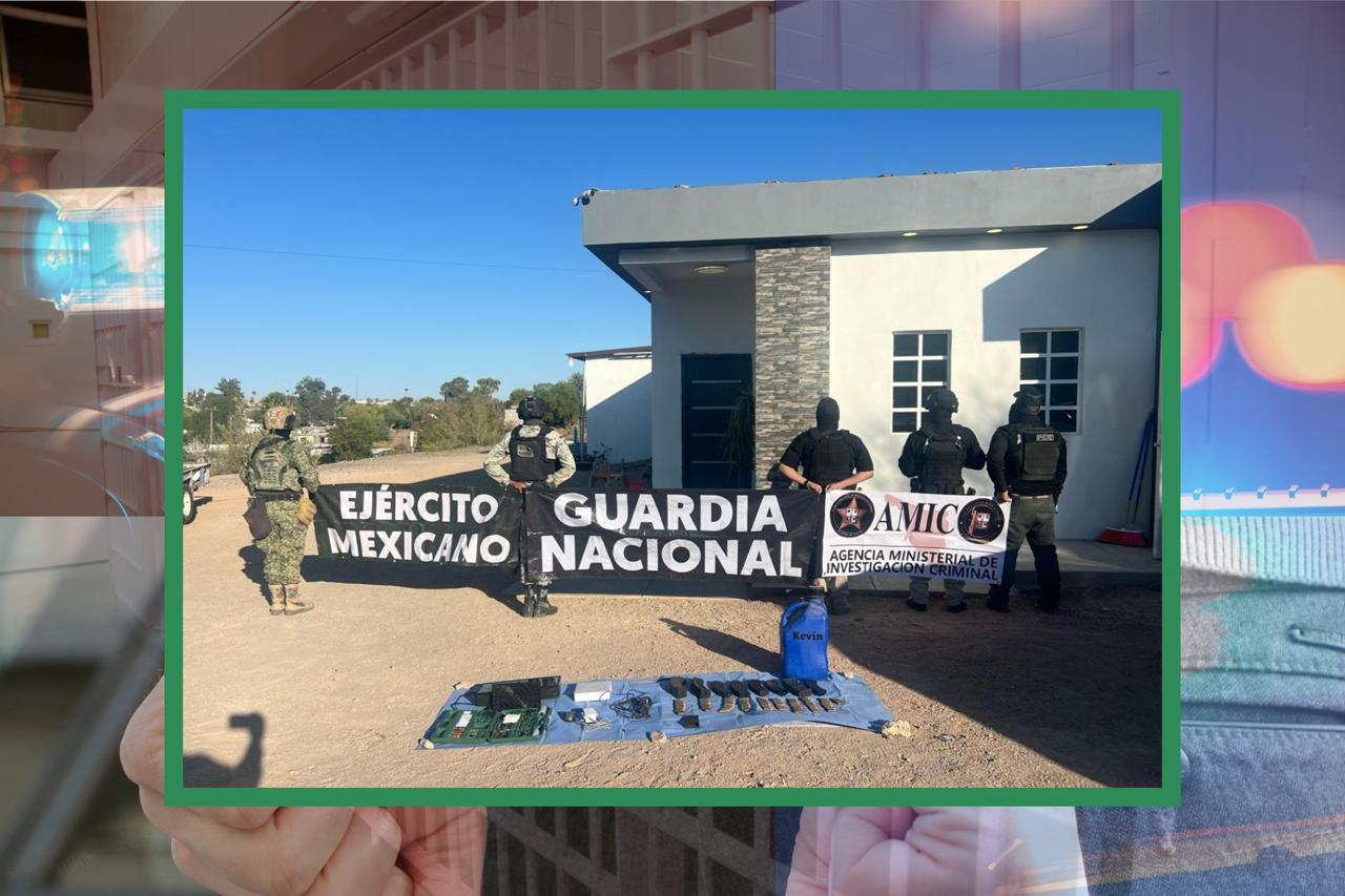 Operativos en Sonoyta: Tres mujeres detenidas y armamento asegurado