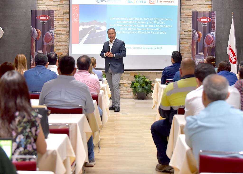 Impulsan en Hermosillo estímulos para edificaciones&nbsp;sostenibles