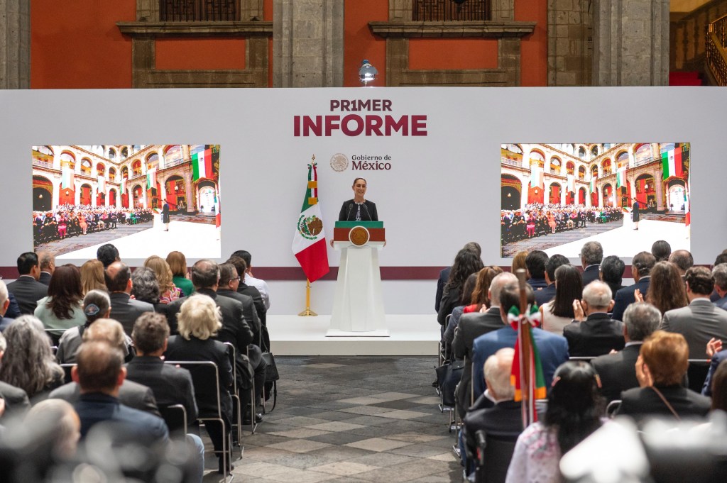 Claudia Sheinbaum presenta su Primer Informe de&nbsp;Gobierno