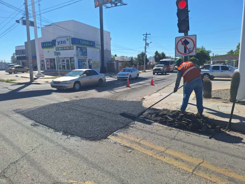 Ayuntamiento de Hermosillo refuerza bacheo en la&nbsp;ciudad