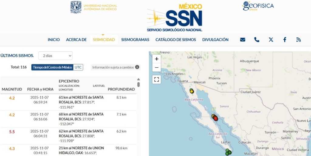 Sismos sacuden Hermosillo y Golfo de&nbsp;California