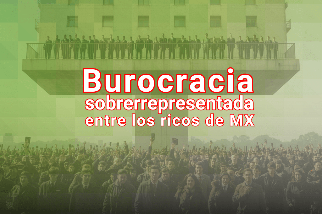 La burocracia en México está sobrerrepresentada en los deciles de mayor&nbsp;ingreso