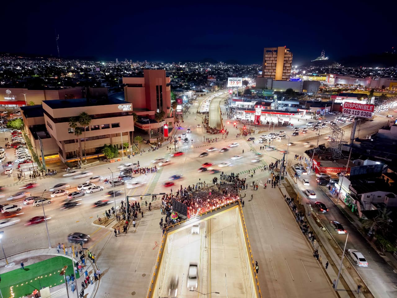 Nuevo paso a desnivel impulsa movilidad en Hermosillo