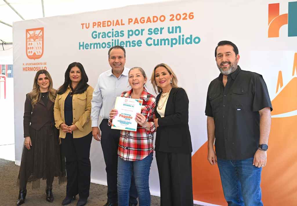 Programa “Tu Predial Pagado 2026” beneficia a familias en&nbsp;Hermosillo