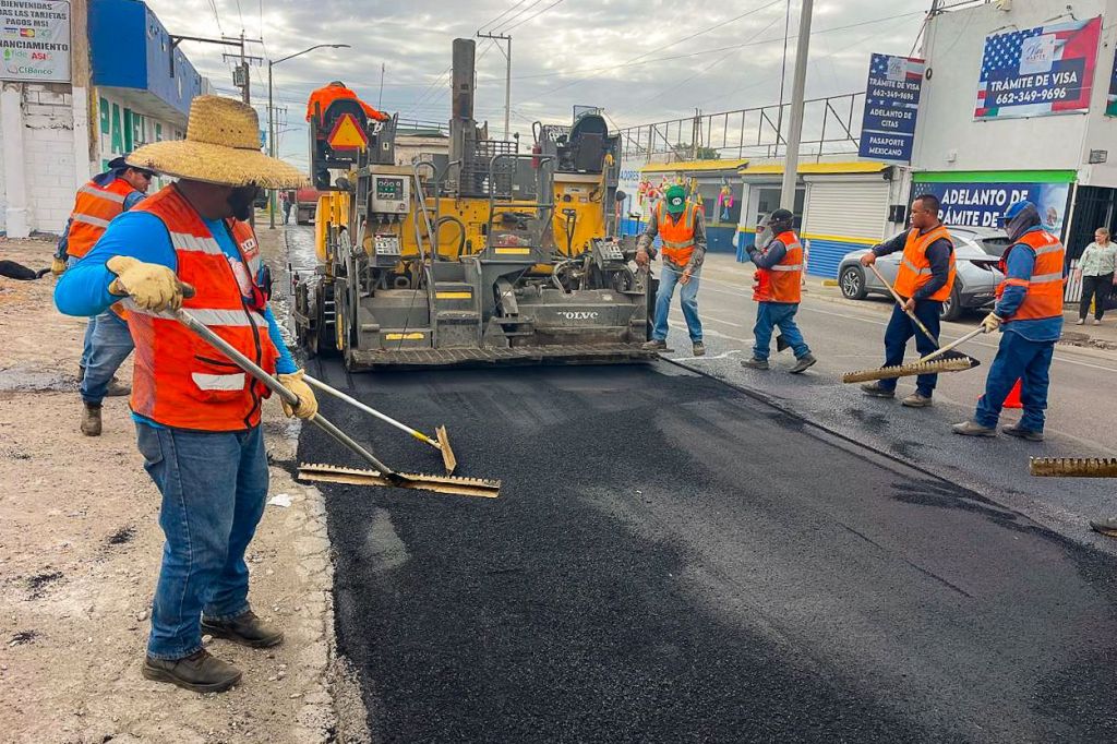 Hermosillo realiza mantenimiento vial en un millón de metros&nbsp;cuadrados