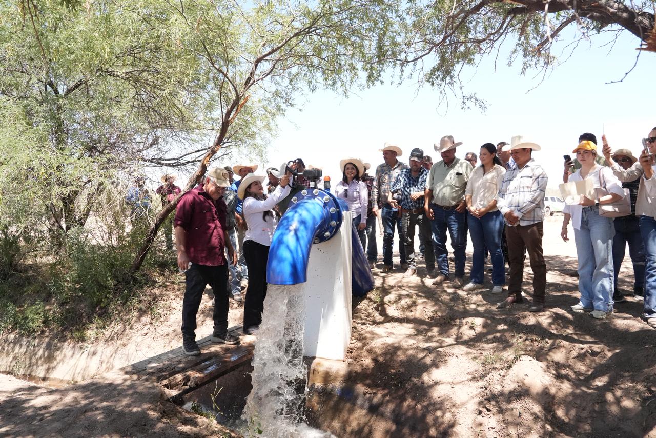 Entregan obra hidroagrícola para mejorar suministro de agua en Molino de Camou