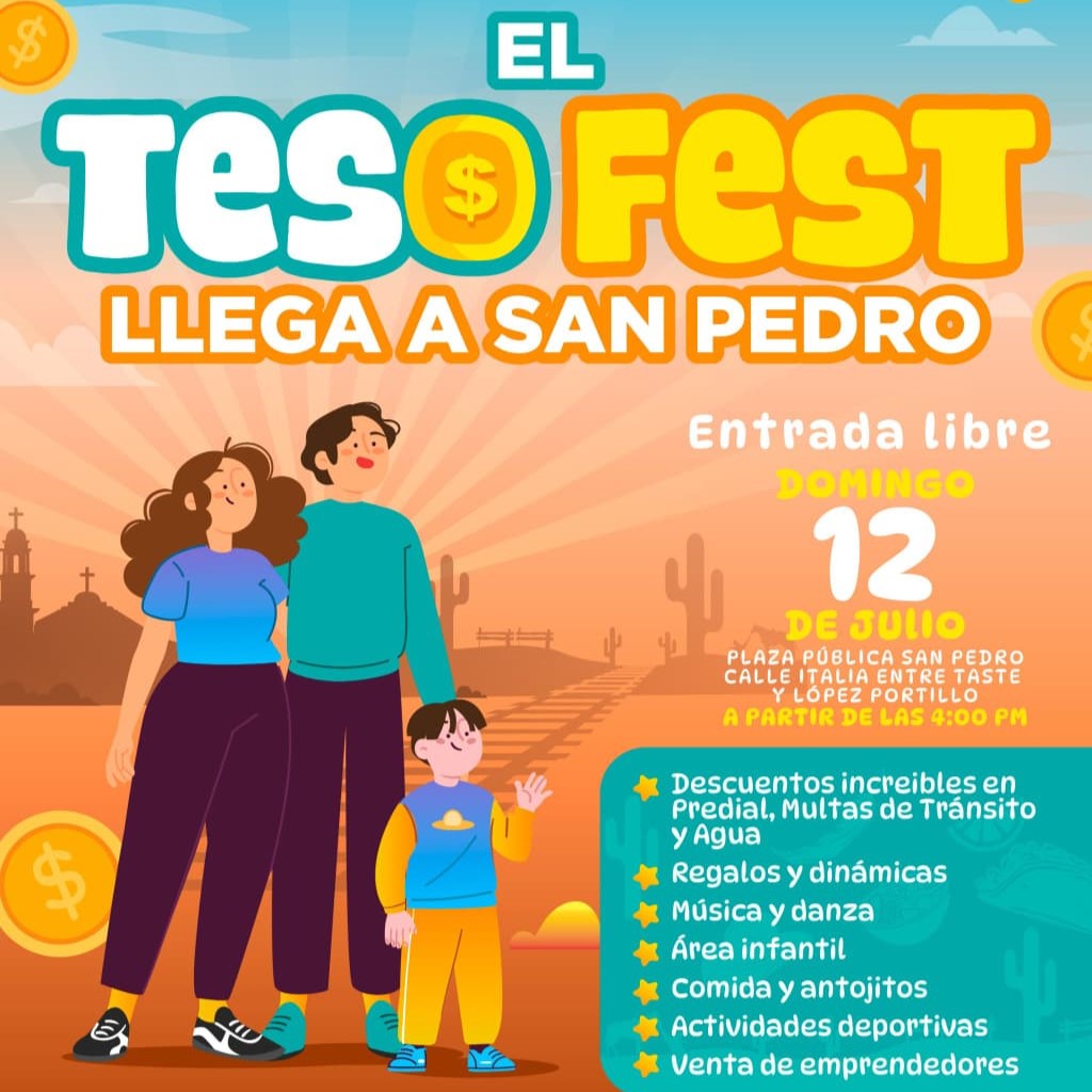 Tesofest ofrecerá descuentos en contribuciones municipales en San Pedro